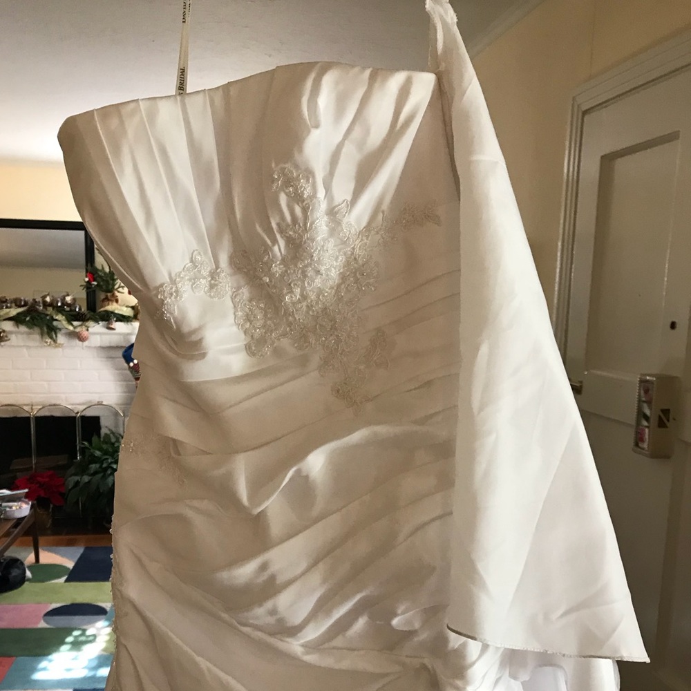 Brand new never been worn David’s Bridal dress